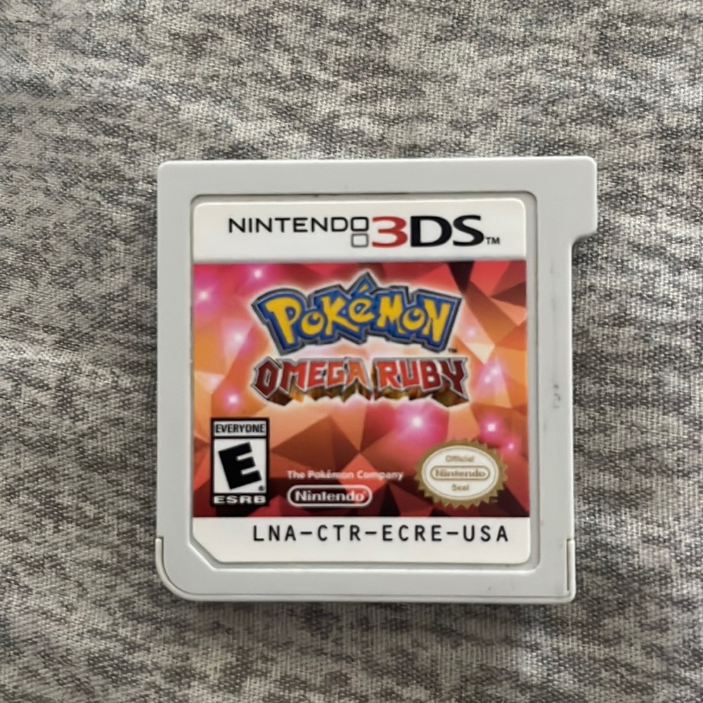 3DS Pokémon Omega Ruby game